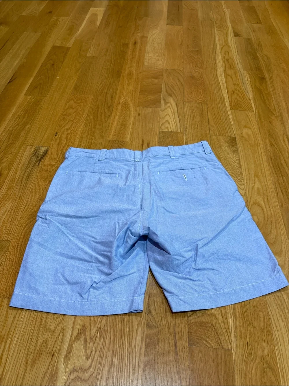 J. Crew Men's Light Blue Flat-Front Casual Shorts